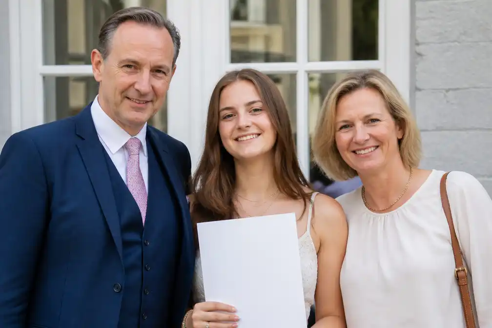 Premier Bart De Wever deelt trotse foto bij diploma middelbaar van jongste dochter