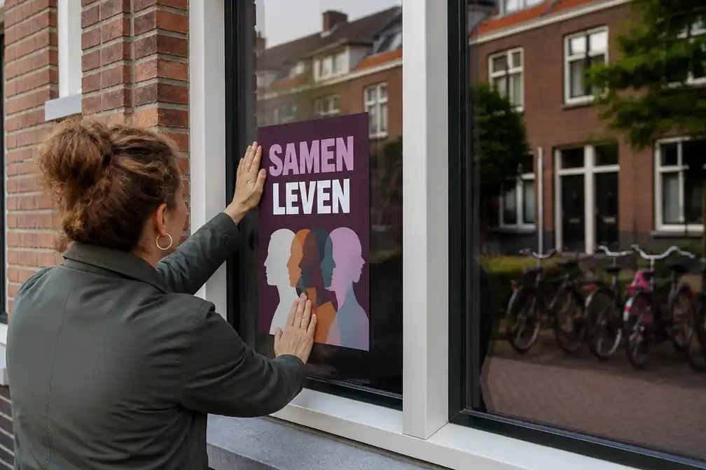 Ruim 100.000 Samen Leven-posters aangevraagd voor solidariteit met vluchtelingen