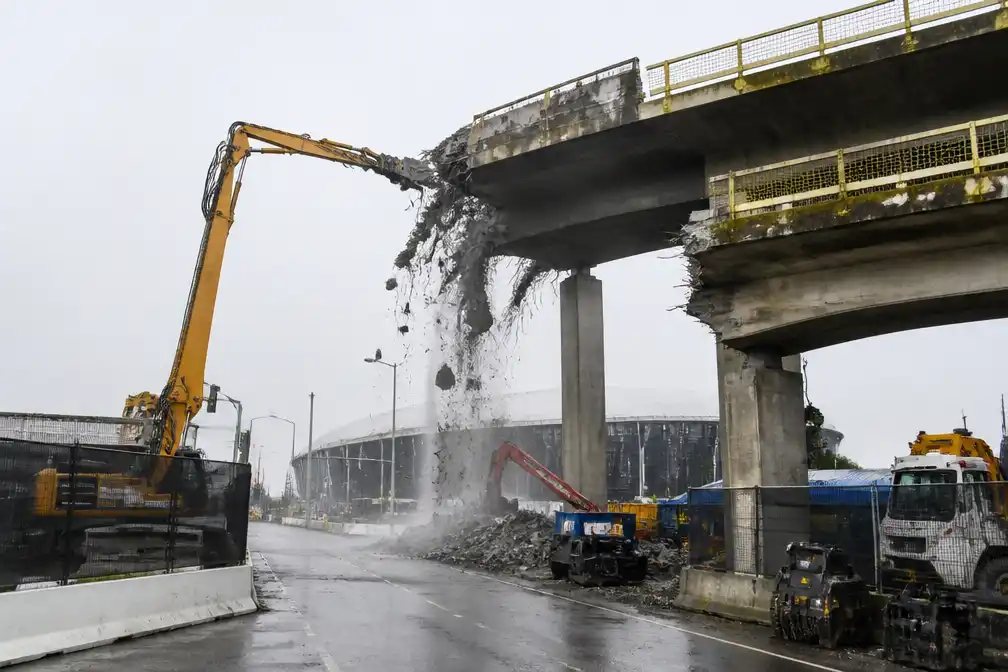 Afbraak tweede deel viaduct van Merksem van start