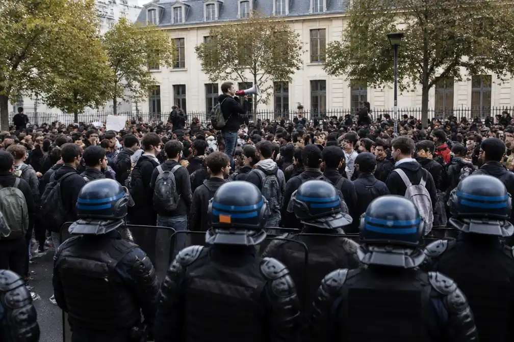 Gewelddadige schoolprotesten in Frankrijk overschaduwen eisen van scholieren