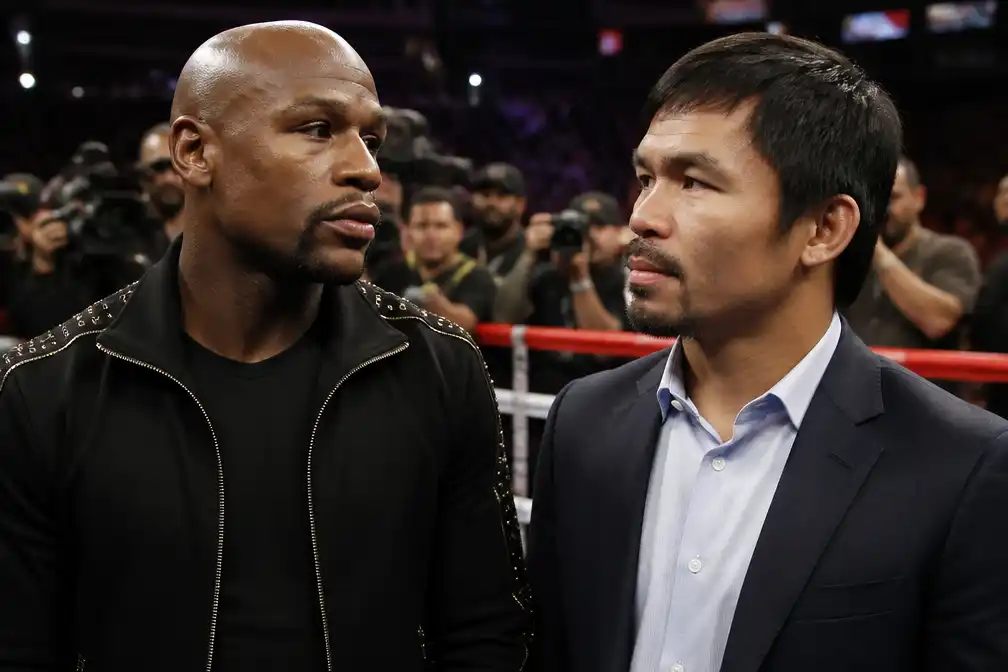 Boksgevecht Mayweather-Pacquiao voor onbepaalde tijd uitgesteld