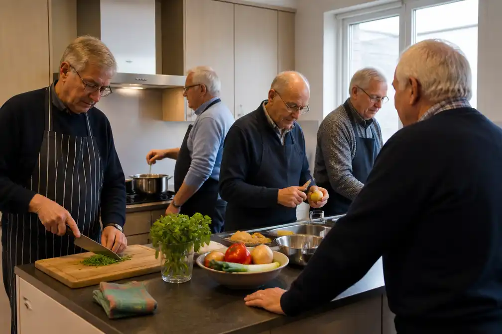 Weduwnaars in Bemmel pakken de draad weer op met kookclub: 'Samen is ons heilige woord'