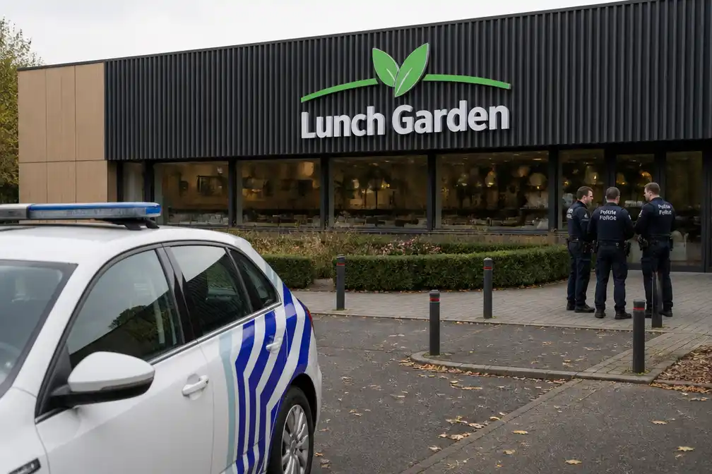 Jongeman probeert bezoeker te steken in Lunch Garden Borsbeek; kok en klant grijpen in