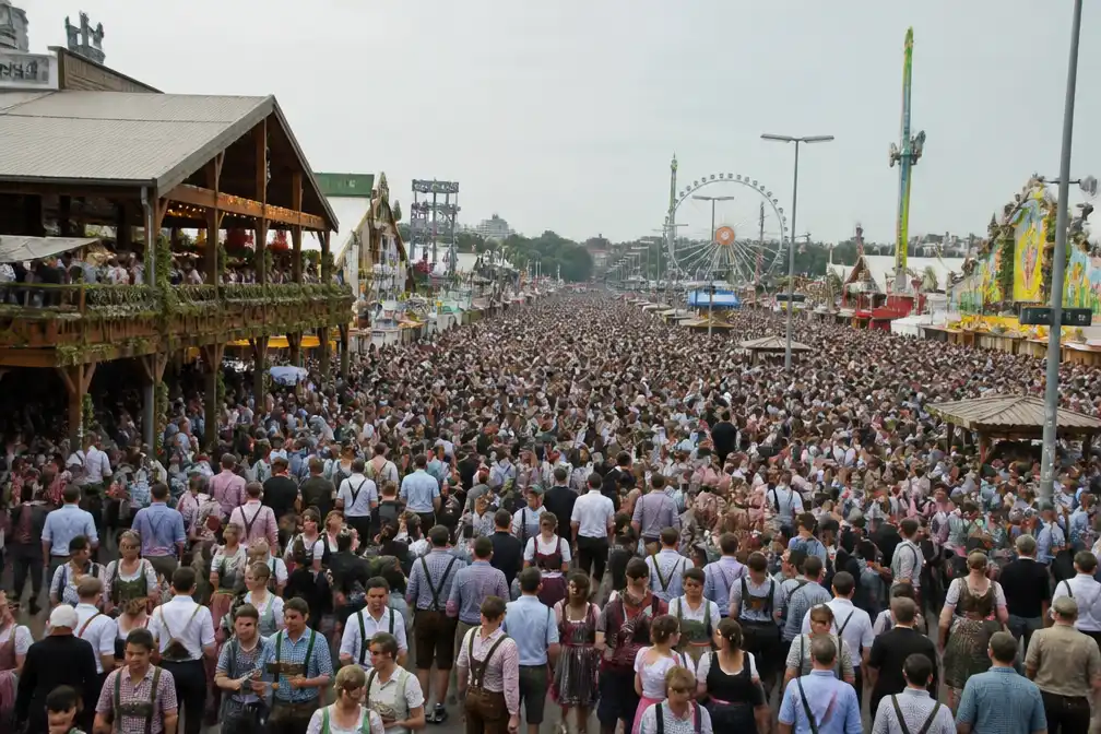 Oktoberfest in München trekt recordaantal van 7,4 miljoen bezoekers