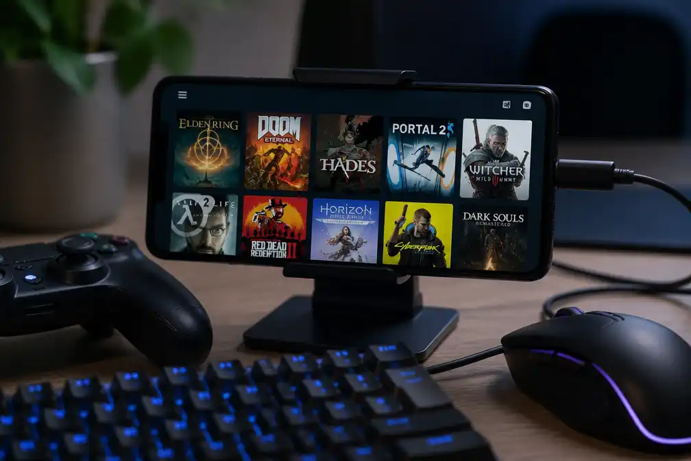 Onofficiële app DroidDeck maakt Steam-bibliotheek speelbaar op Android-telefoon