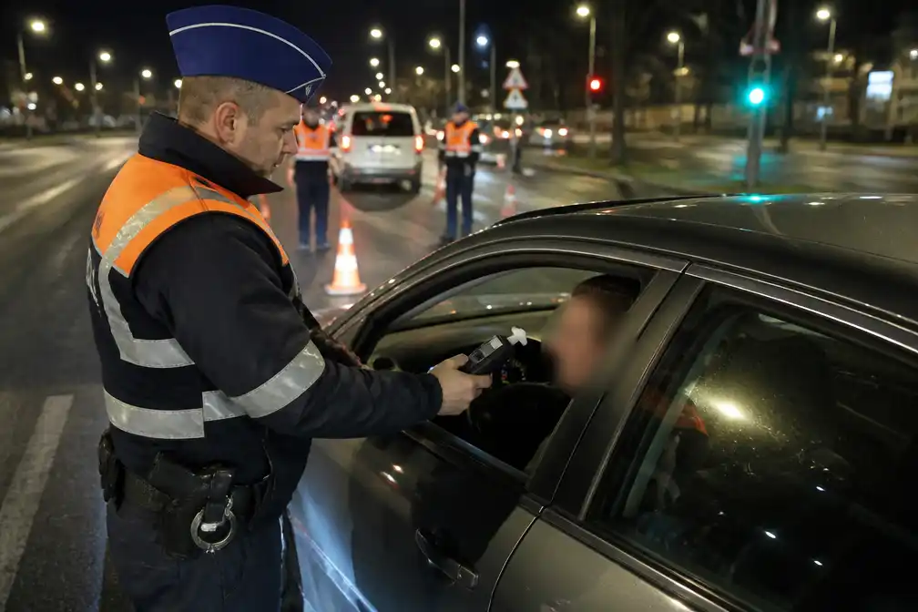 Acht bestuurders leveren rijbewijs in na alcoholcontrole in Vilvoorde