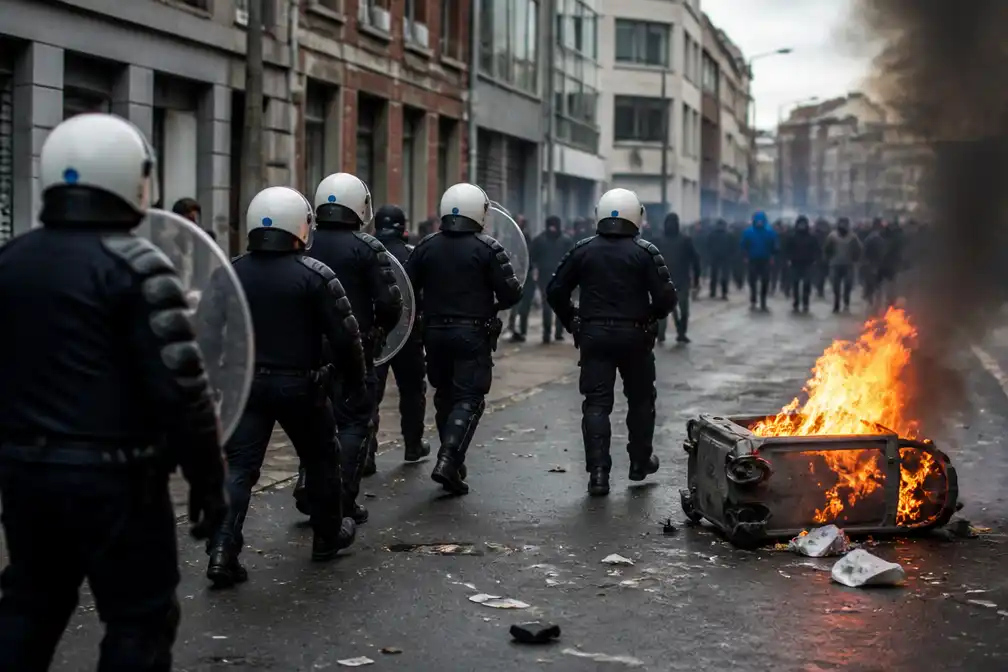 Opnieuw onrust in Luik door onderwijsprotesten