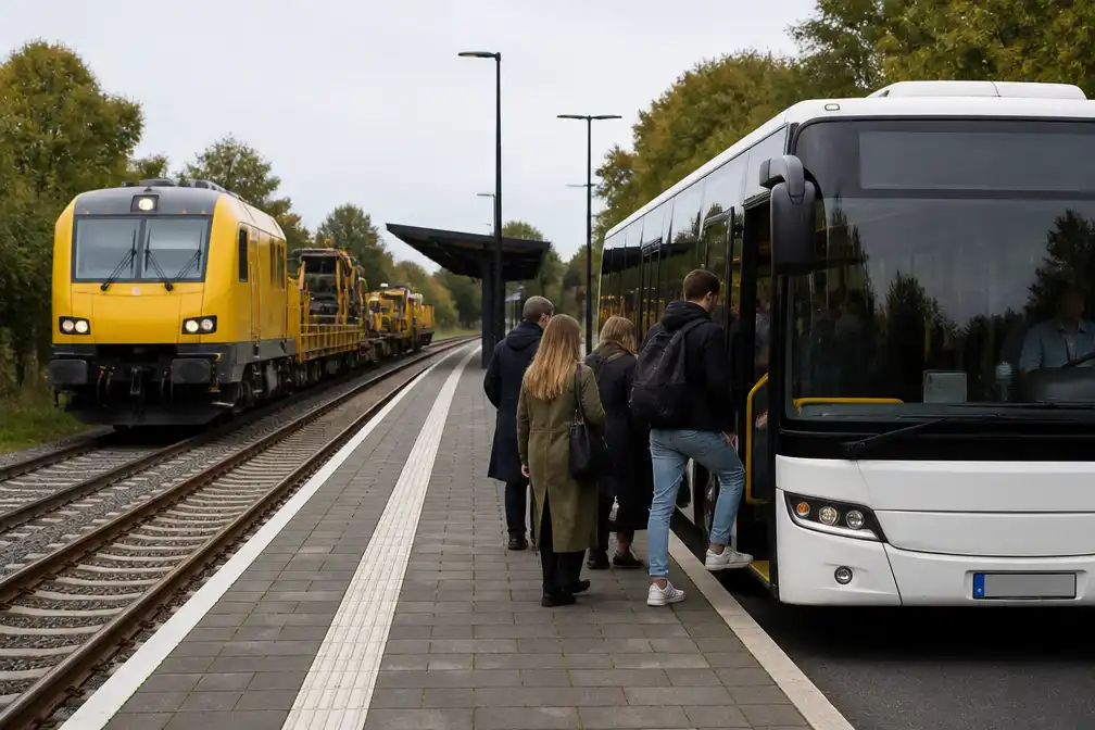 Meettrein verstoort heropende spoorlijn Groningen-Leer; bussen tot 7 oktober