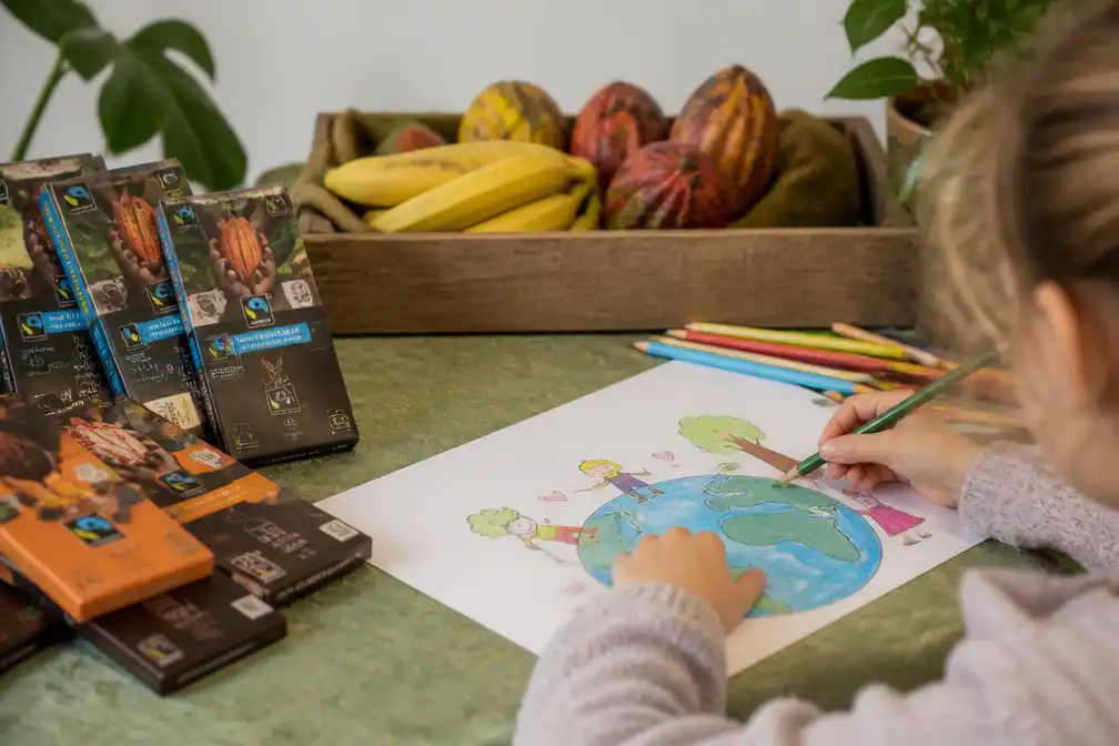 Dendermonde zet fair trade in de kijker met tekenwedstrijd en chocolade