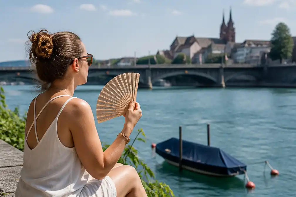 Zwitserland verbreekt opnieuw juni-hitterecord met 38,8°C bij Basel