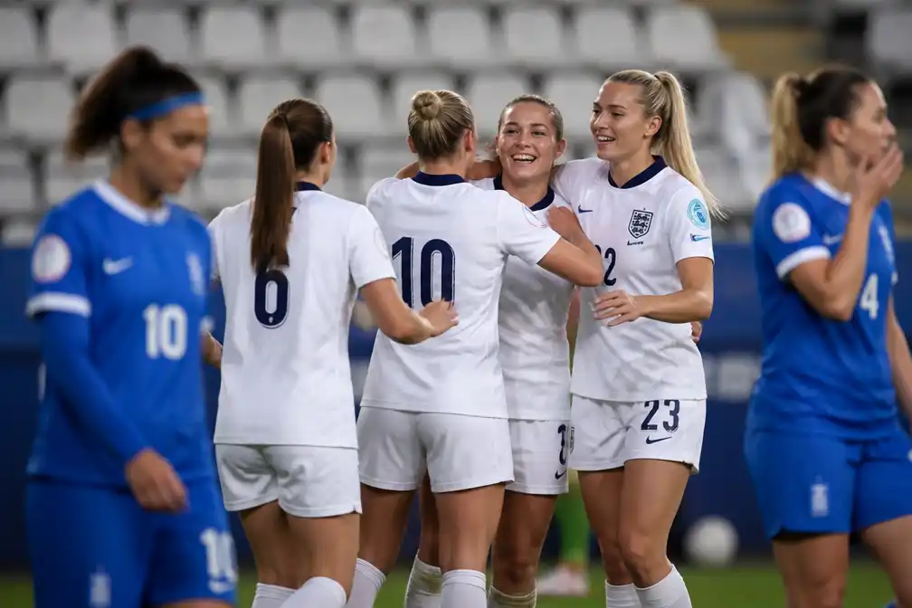 Engeland verslaat Griekenland met 3-1 in eerste WK-play-offduel