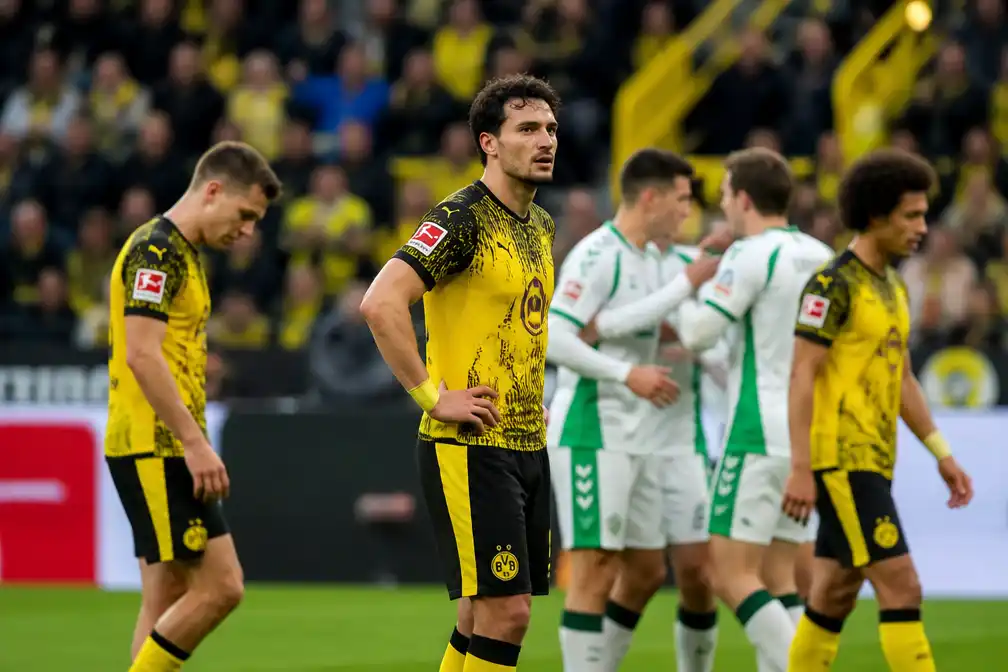 Dortmund verspeelt 2-0 voorsprong en blijft steken op 2-2 tegen Werder Bremen