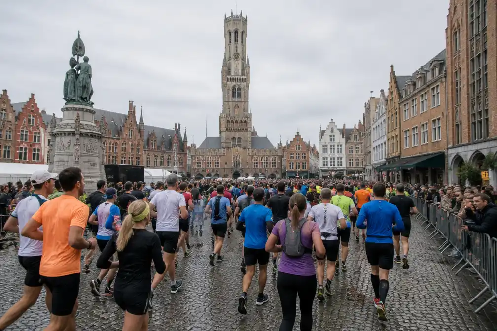 Bruges Marathon lokt recordaantal van 13.000 lopers uit ruim 100 landen