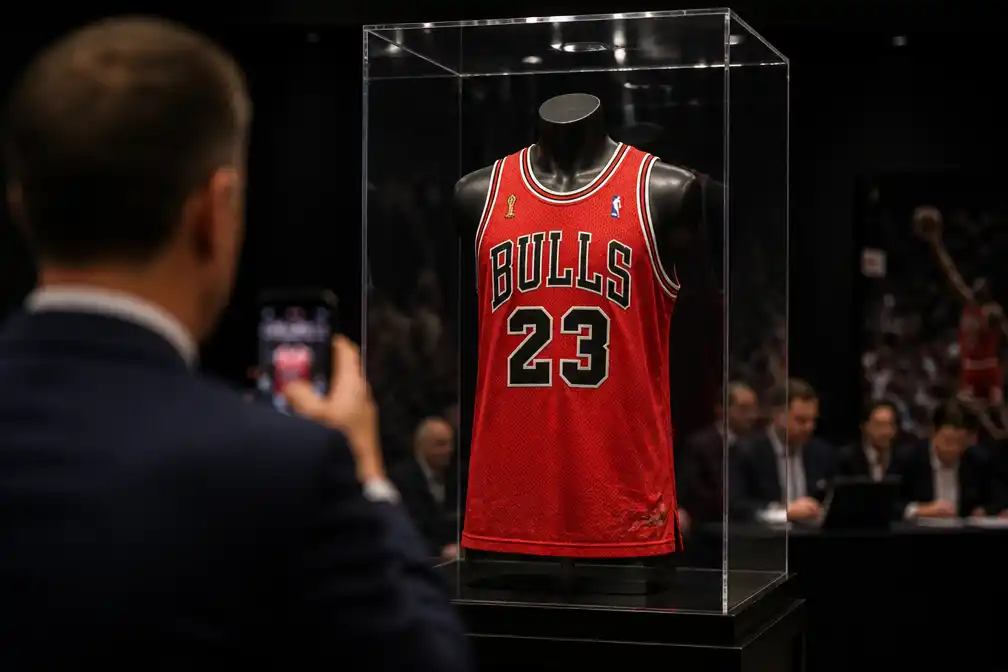 Shirt van Michael Jordan uit NBA-finale 1998 levert recordbedrag van 14 miljoen dollar op