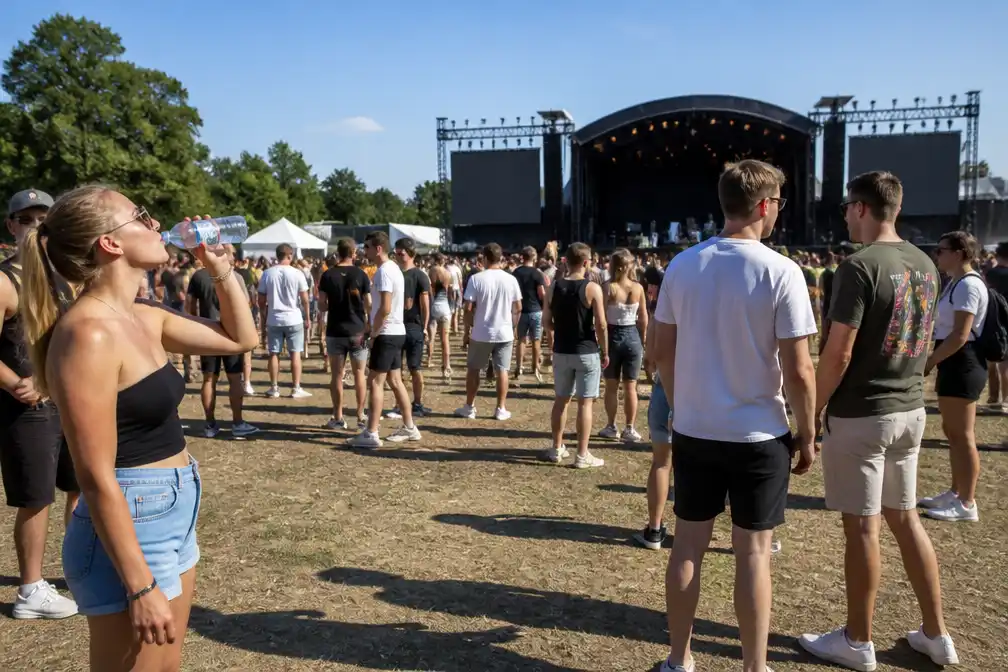 Hitte zorgt voor lagere opkomst op eerste dag Genk On Stage