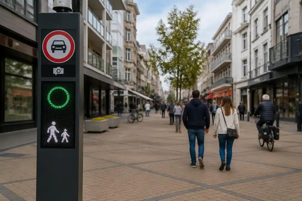 Bijna 50 procent minder overtredingen in autoluw centrum Blankenberge na nieuwe signalisatietotems