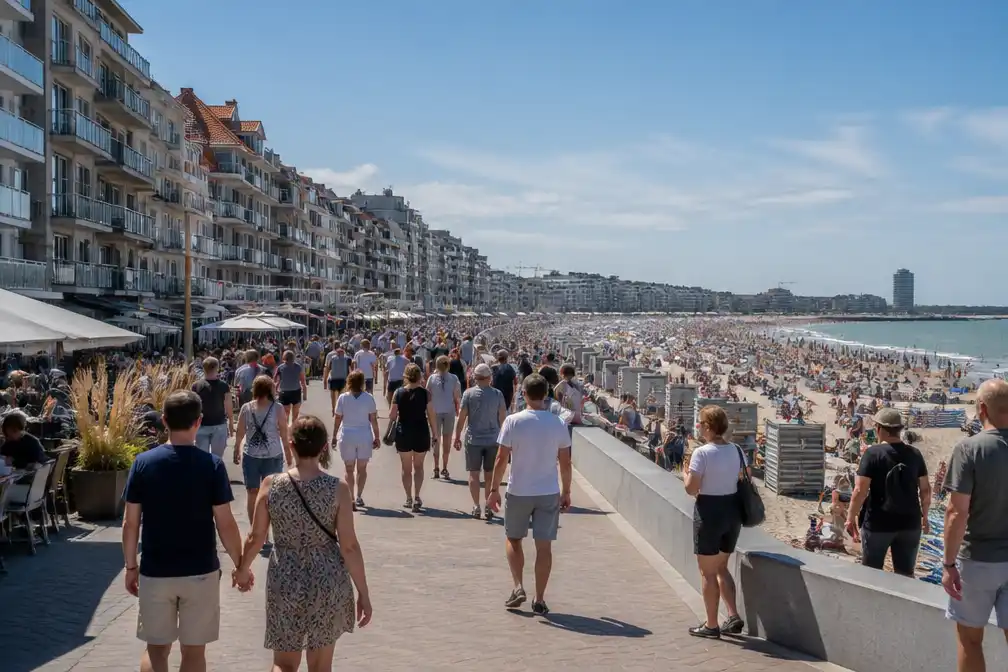 Knokke-Heist met 2,3 miljoen bezoekers drukste badplaats aan de kust in zomer 2026