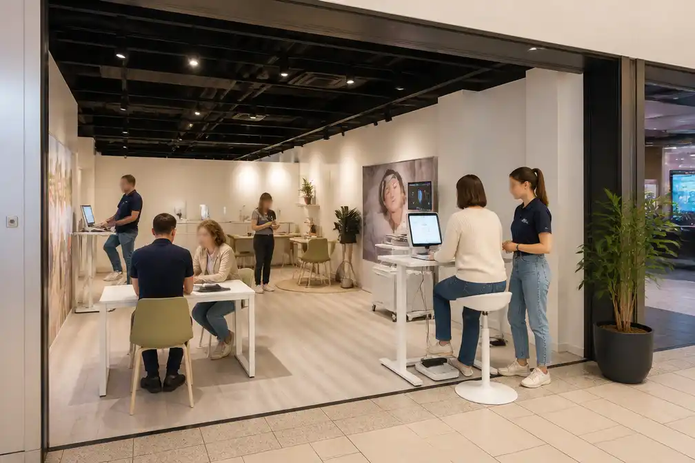 Leegstaand winkelpand in Kortrijk wordt pop-upruimte met gezondheidstechnologie