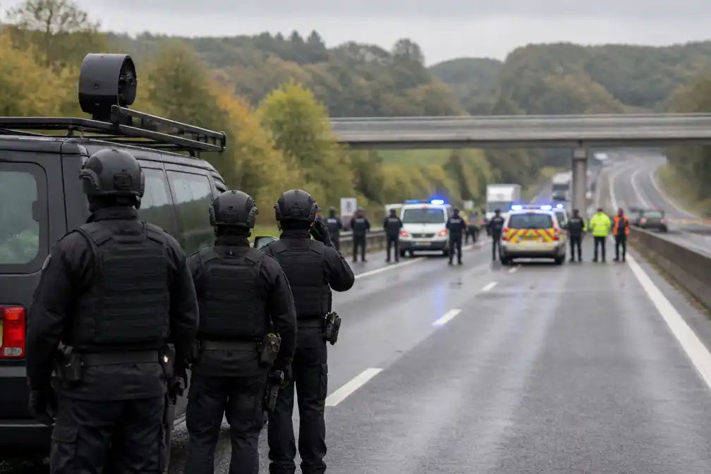 Man die op E25 dreigde met wapen en explosieven geeft zich over in Sprimont