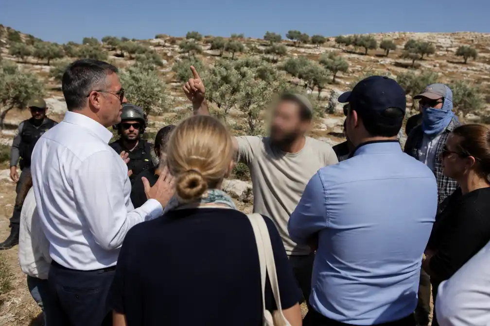 Israëlische kolonisten vallen westerse diplomaten aan op Westelijke Jordaanoever