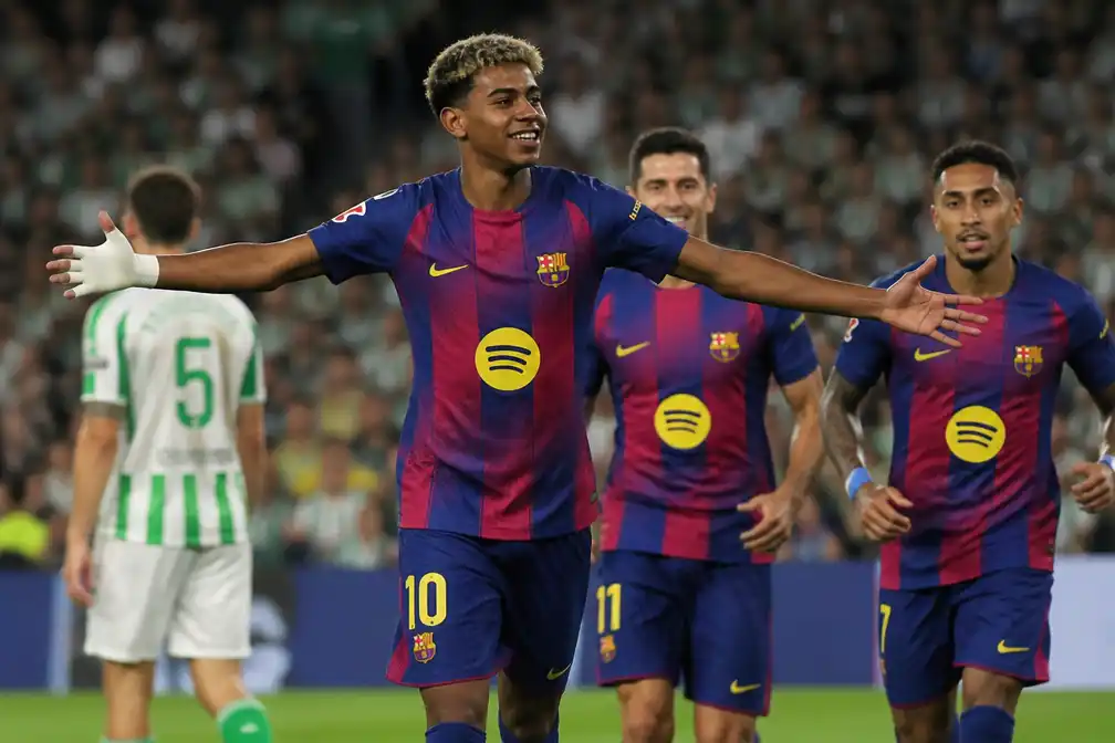 FC Barcelona wint met 5-2 bij Real Betis en blijft koploper in La Liga