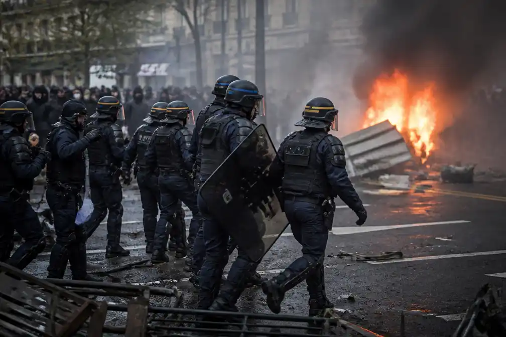 Meer dan 1.800 arrestaties in Frankrijk na gewelddadige nationale manifestatie