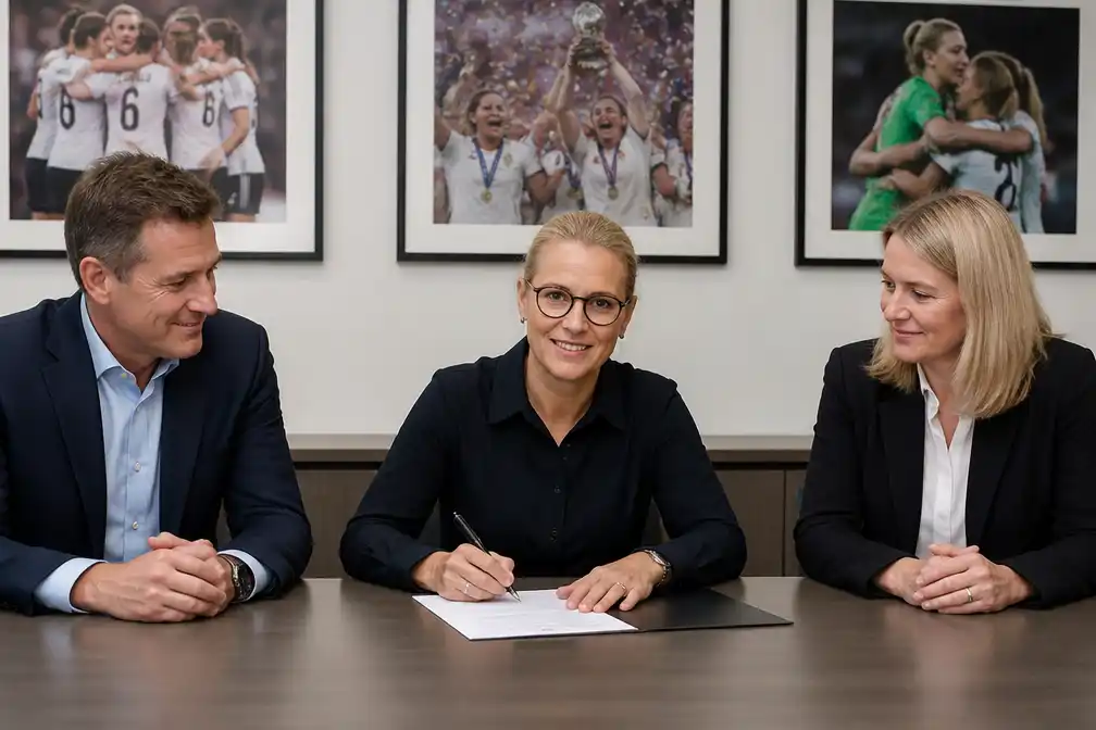 Wiegman verlengt contract als bondscoach van Engelse voetbalsters tot EK 2029