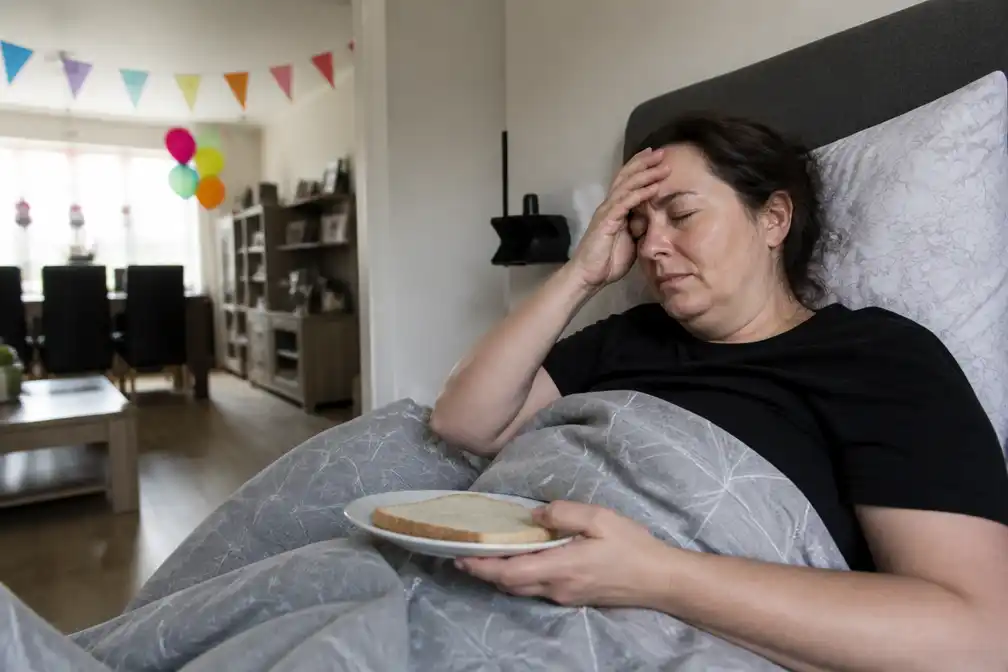 Amanda Rooden (57) brengt verjaardag in bed door met droge boterham door zware migraine