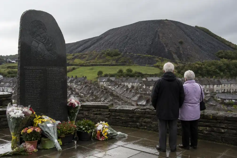 Aberfan herdenkt 60 jaar na ramp waarbij 144 mensen omkwamen