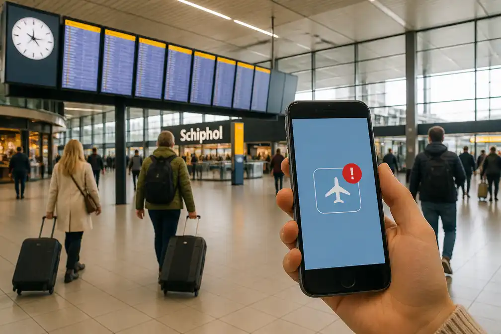Schiphol haalt app uit voorzorg offline vanwege lek in PHP