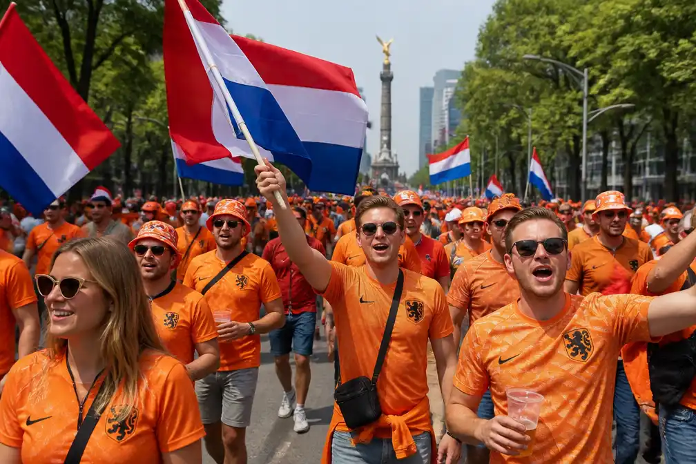 KNVB-directeur Van Leeuwen hoopt op oranjesfeer in Mexico na succes Fanwalk in VS