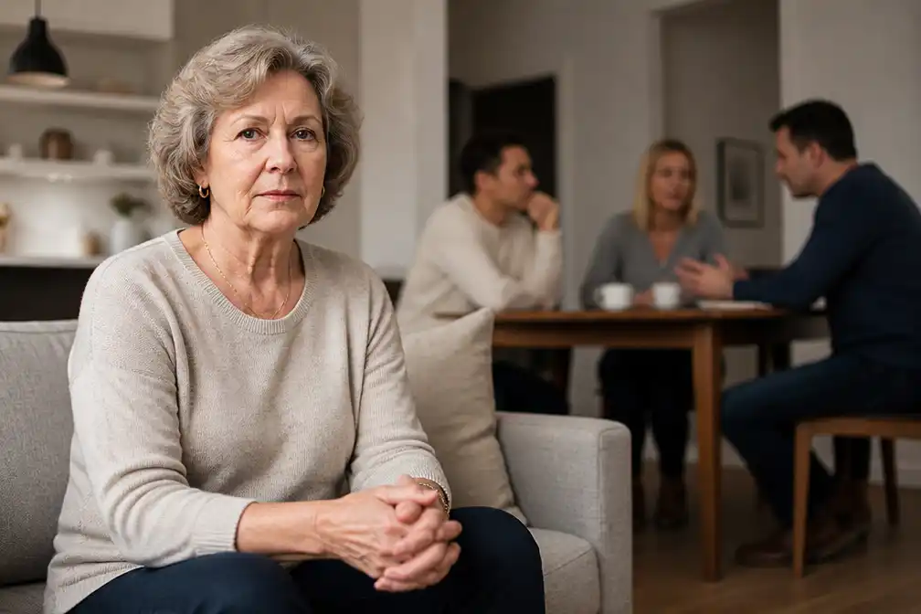 Nina (62) erft helft van het huis van haar man, tot onvrede van zijn kinderen