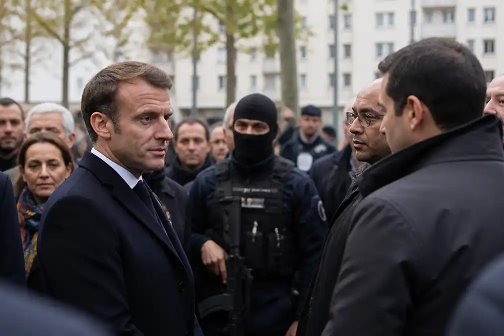 Frankrijk opent terrorismeonderzoek na dodelijke schietpartij in Trappes; Macron op bezoek