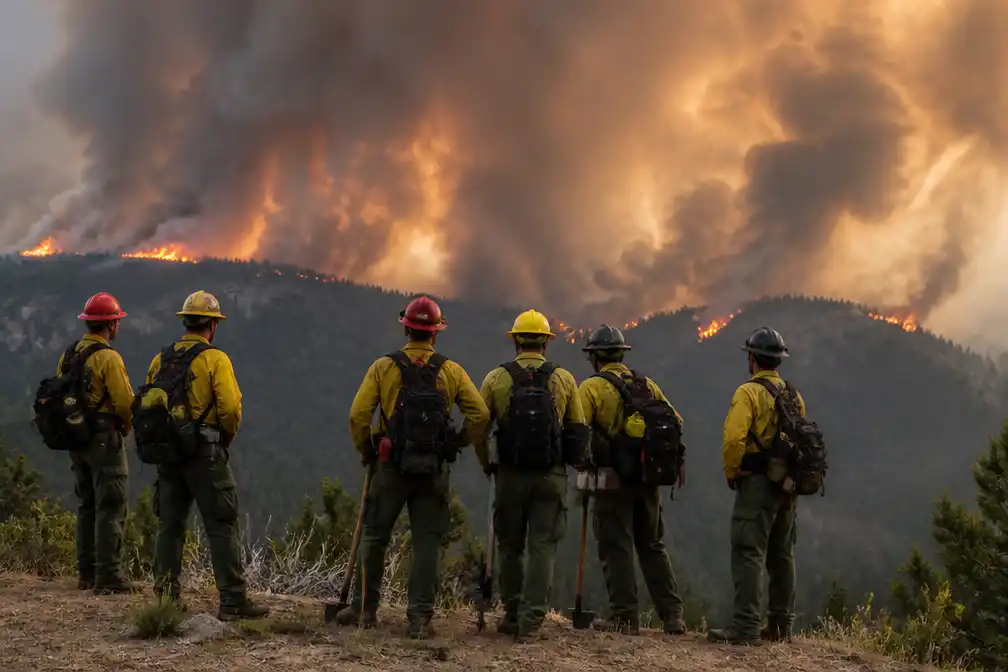 Drie brandweerlieden omgekomen bij natuurbrand in Colorado, twee gewond
