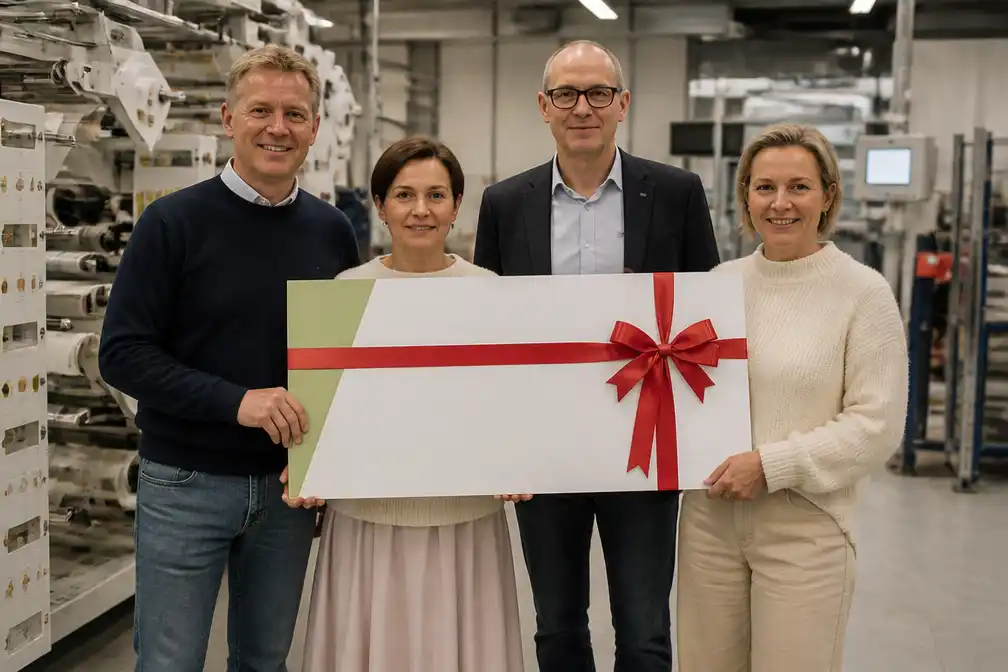 Eekloos etikettenbedrijf Conti-Label Pauwels viert 40 jaar met gift voor Heldenhuis