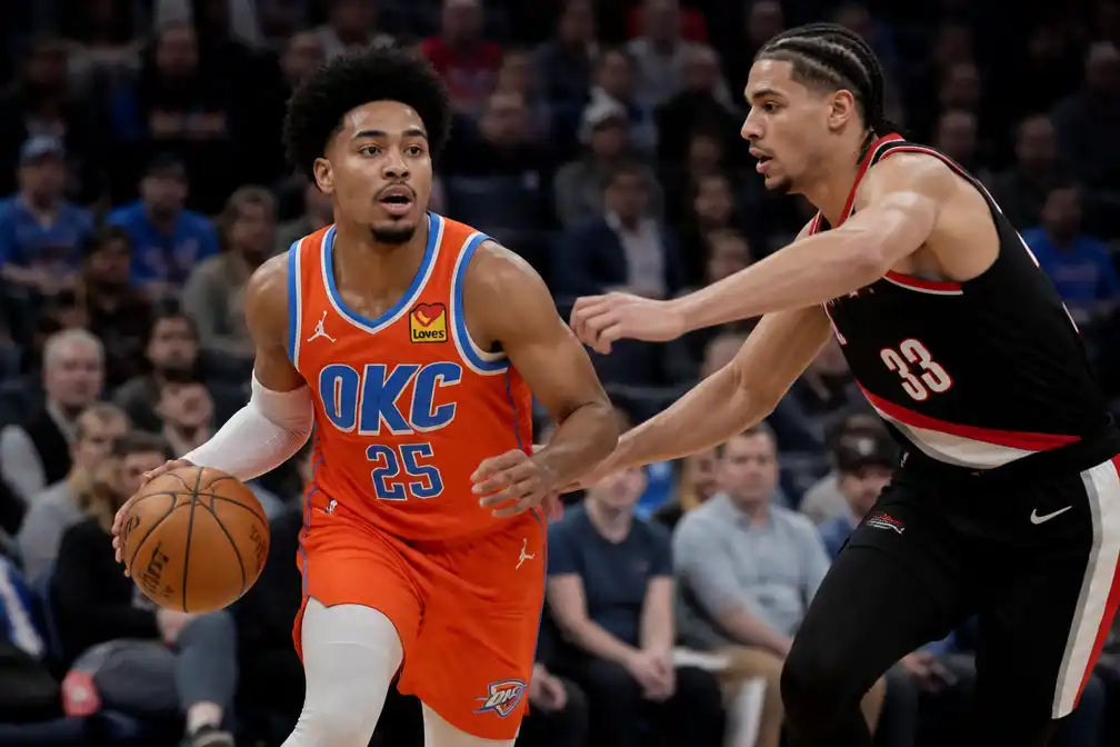 Ajay Mitchell zet persoonlijk record neer bij nieuwe zege van OKC Thunder