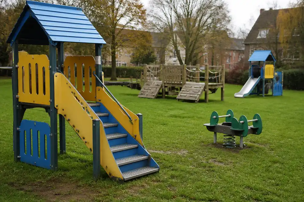 Halle zet mobiele speeltuin opnieuw in na ongunstig inspectieverslag in 2025