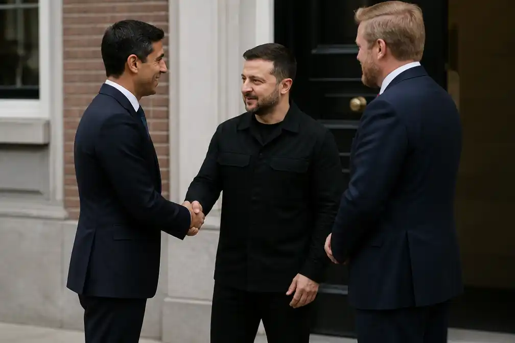 Zelensky bezoekt Nederland en spreekt met koning Willem-Alexander en premier Jetten