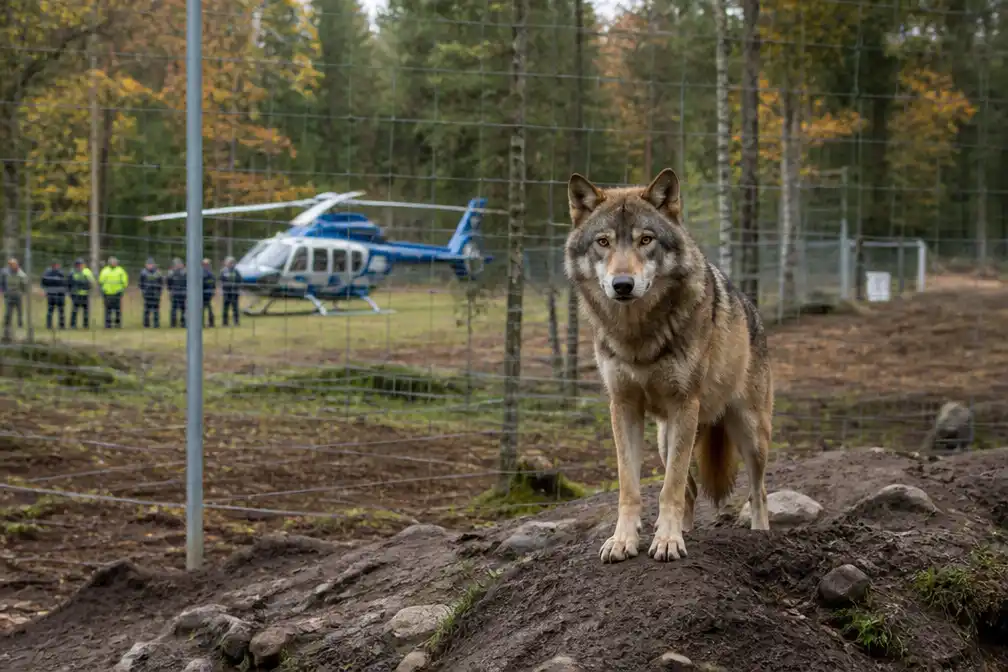 Wolf verwondt achtjarig meisje zwaar in wildpark Johannismühle in Brandenburg