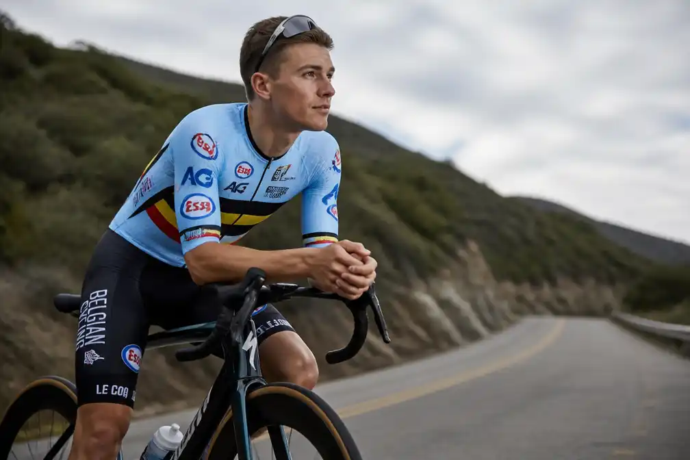 Evenepoel zet Strava-record neer in Los Angeles tijdens fotoshoot