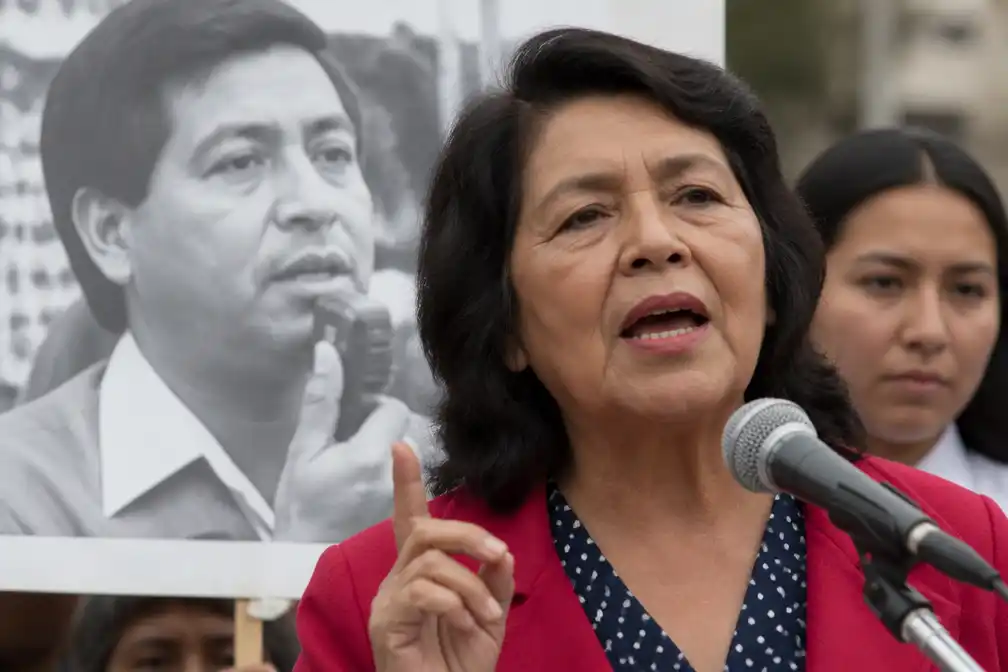 Dolores Huerta, medeoprichter van United Farm Workers, overleden op 96-jarige leeftijd