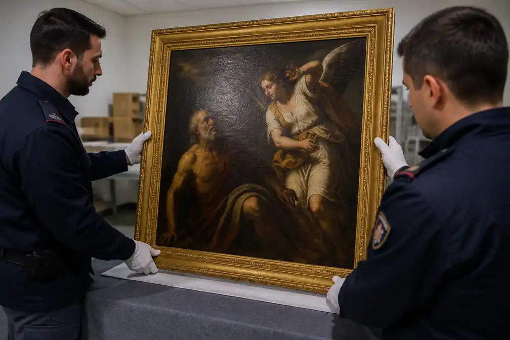 Italiaanse politie vindt met AI 17de-eeuws schilderij terug dat 20 jaar geleden werd gestolen