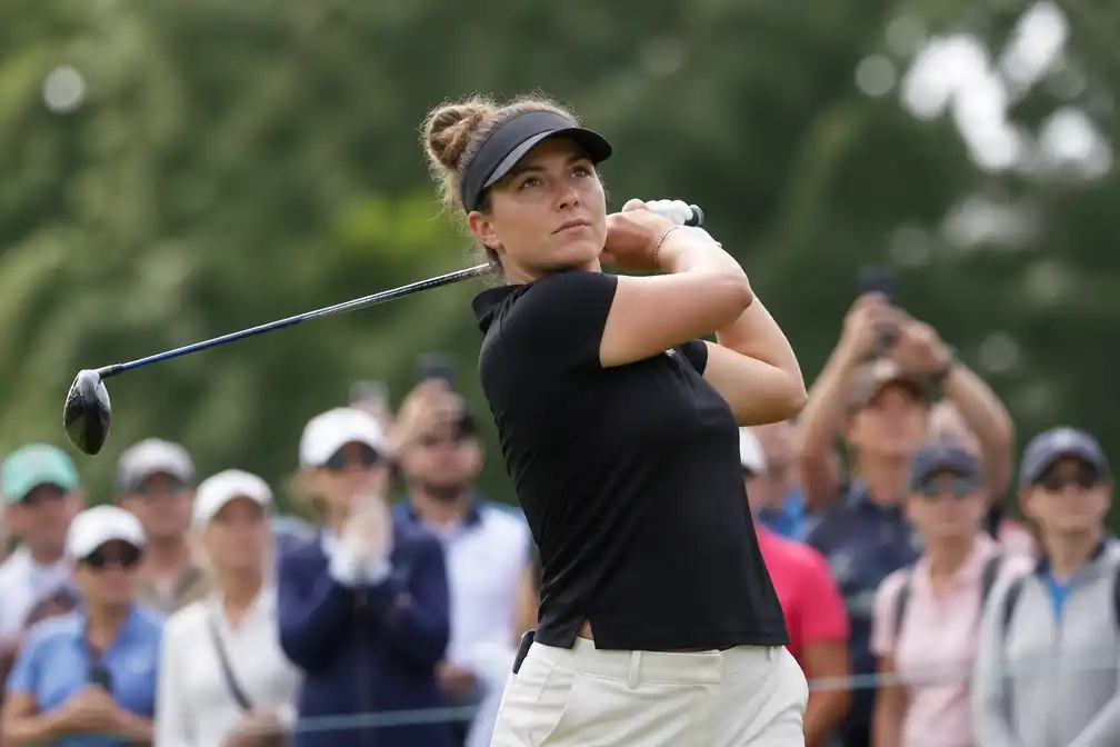 Dewi Weber derde op PGA Championship, eerste Nederlandse in top 10 major