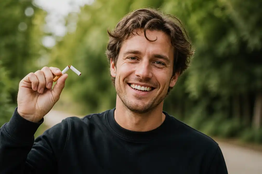 Influencer Koen Pieter van Dijk 28 dagen rookvrij tijdens Stoptober