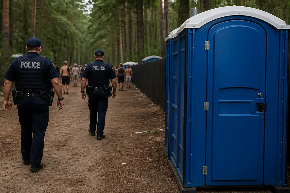 Dode pasgeborene aangetroffen in mobiel toilet op festival Electric Forest in Michigan