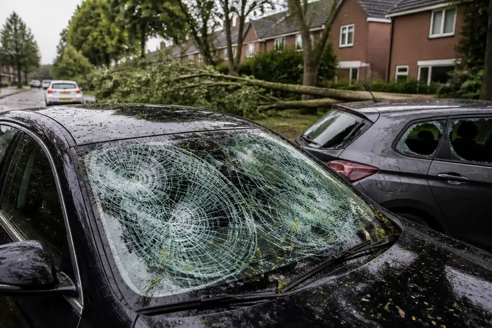 Storm met megahagel veroorzaakt meer dan 1 miljoen euro schade