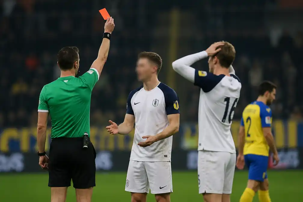 Union leidt met 2-1 bij Beveren met tien man na rode kaart en snelle goals
