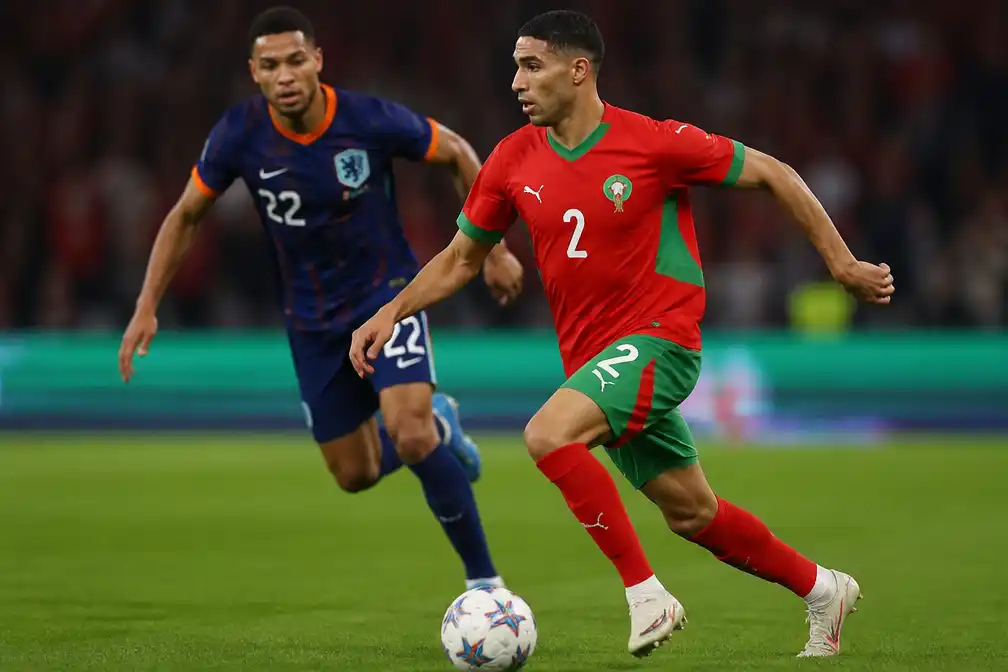 Oranje staat voor de uitdaging om Marokkaan Hakimi te stoppen, aldus oud-ploeggenoot
