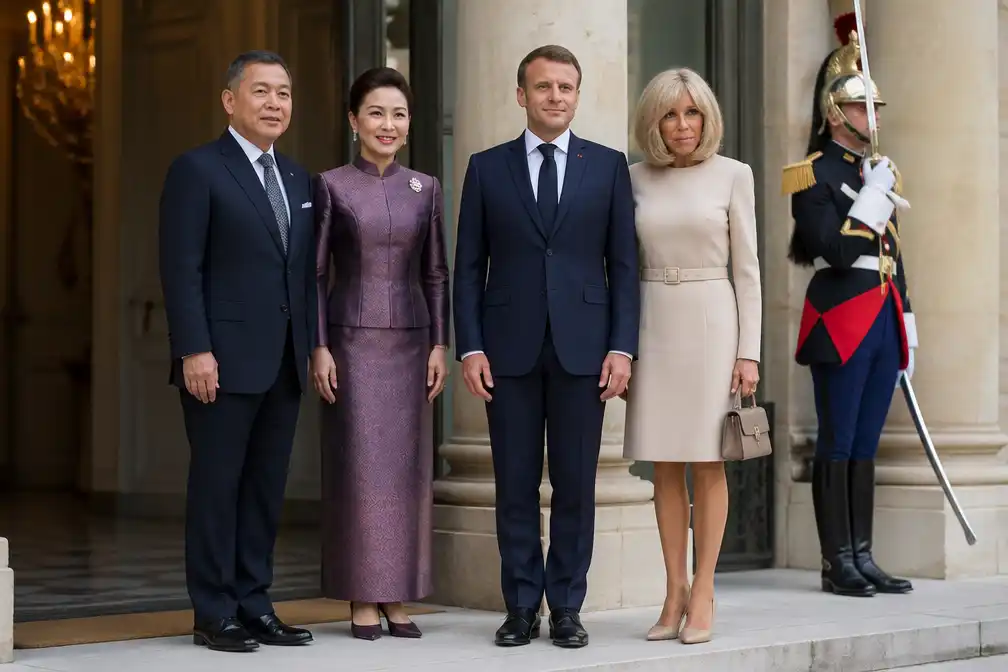 Thaise koning en koningin beginnen staatsbezoek aan Frankrijk
