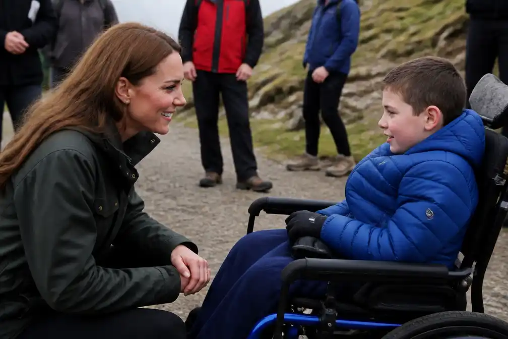 Prinses Catherine ontmoet jongen op Ben Nevis, doet persoonlijke donatie